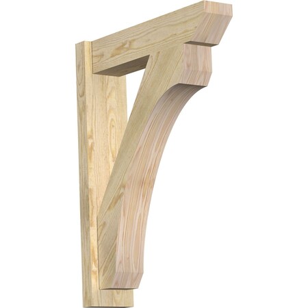 Ekena Millwork Legacy Slat Rough Sawn Outlooker, Douglas Fir, 6"W x 24"D x 32"H OUT06X24X32LEC06RDF